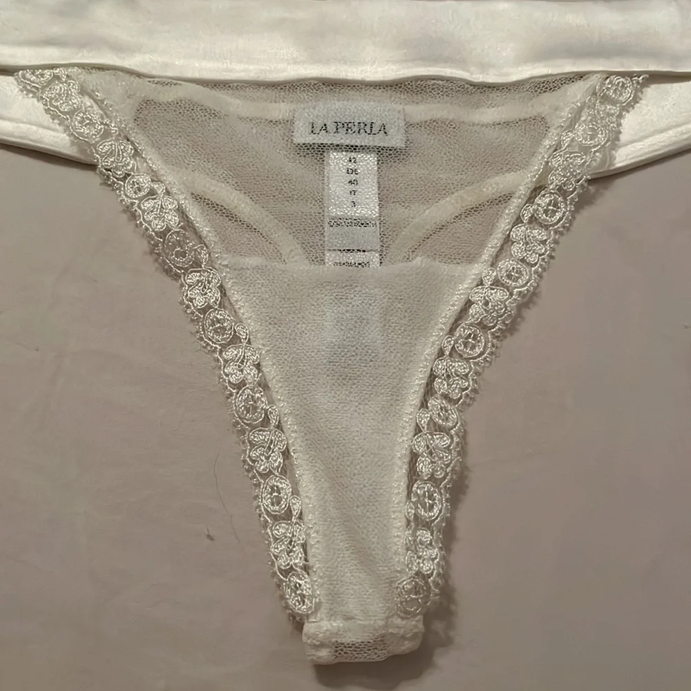 La Perla white thong. NWOT - Picture 2 of 8